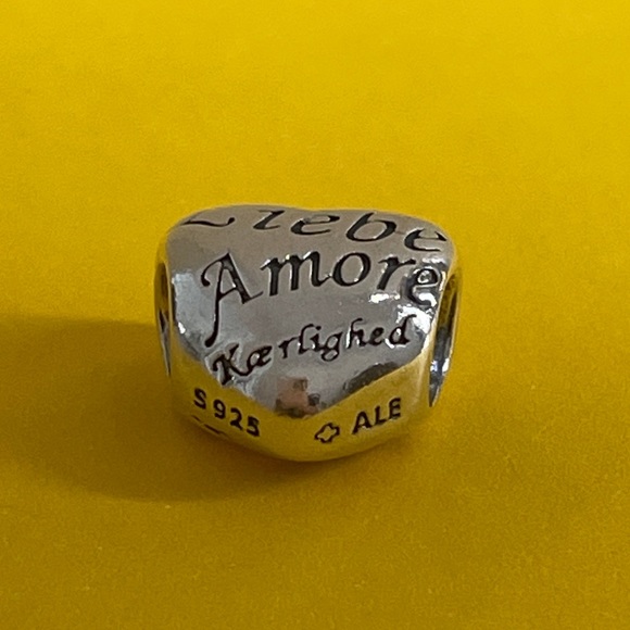 Pandora Jewelry New Authentic Pandora Language Of Love Languages Charm Retired New 79111